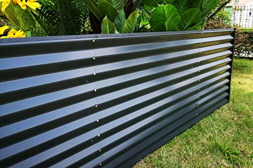 OUTFLEXX - Jardinera de Esquina, Antracita, Zincalume, 270 x 270 x ...
