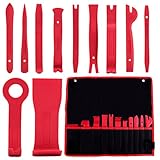 Orion Motor Tech 11 Pcs Trim Removal Tool Set Nylon Pry Upholstery Panel Auto Door Window Molding Fastener Clip Set