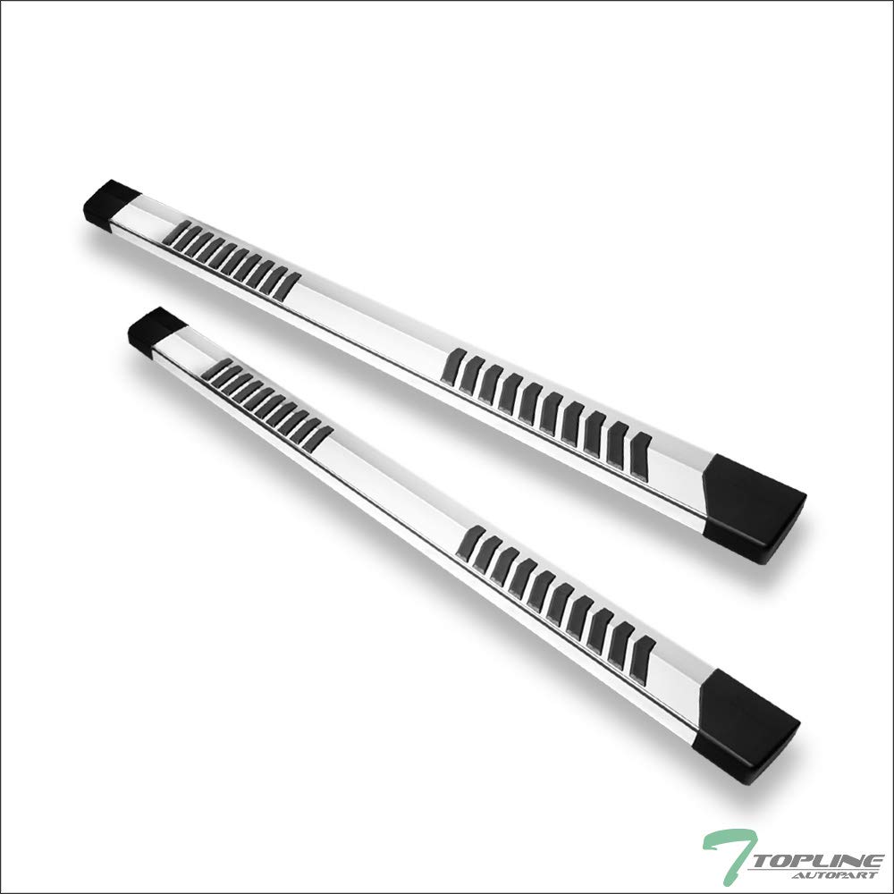 Buy Topline Autopart 6" OE Style With Polymer Stripes Silver Aluminum