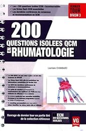 200 questions isolées QCM en rhumatologie