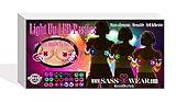 Red Stars Light-up LED Nipple Pasties by Sasswear
