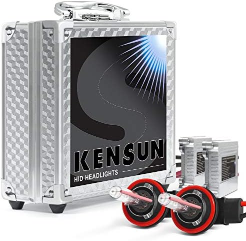 HID Xenon Headlight Conversion Kit by Kensun, H11, 10000K - 2 Year Warranty