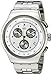 Swatch Men's YOS401G Chrono Wealthy Star Silver Dial Watch