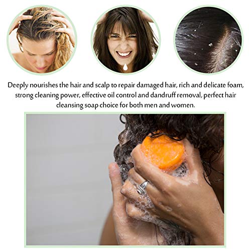 100-Natural-Shampoo-Bar-for-Hair-2-Pieces-Solid-Shampoo-Soap-for-Treated-Dry-Damaged-Hair-Vegetarian-Plant-Essence-Helps-Stop-Hair-Loss-and-Promotes-Healthy-Hair-Growth-42oz-Honey-Rosemary