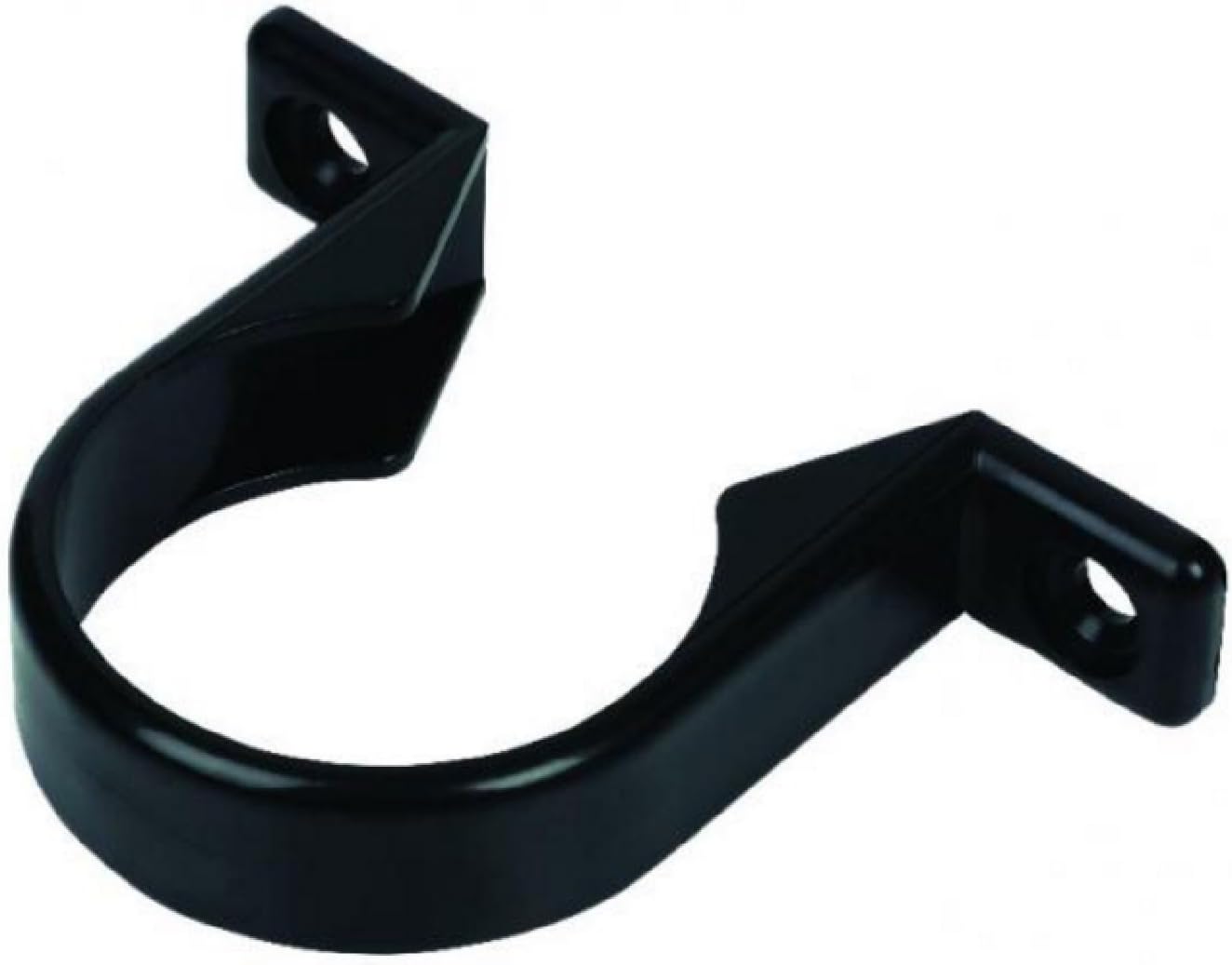 40mm (43mm) Black Solvent Pipe Clip - Bag of 2