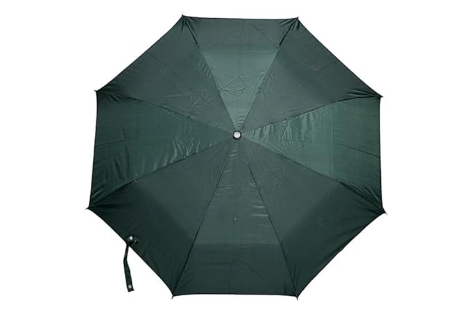 Bizarro.in Forest Dark Green 3 Fold Office Umbrella (BIU-7017490KP-FDG)
