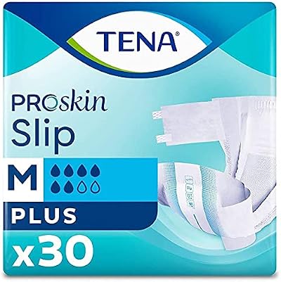 TENA ProSkin Slip Pro Plus Medium 3 Packs of 30 Each
