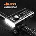 USION Bike Lights Front and Back, USB Rechargeable Bike Light Set Super Bright, 3 LED Mountain/Road Bicycle Headlight & Free Taillight,Cycling Safety Flashlight,Easy Install