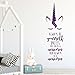 Always Be A Unicorn Quote Wall Decal Design | Vinyl Decor For Boy's or Girl's Bedroom, Playroom or Bathroom | Teen Girl Room Decoration | White, Black, Gold, Other Colors | Small, Large Sizes
