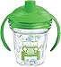 Tervis J is for Jeep Brand Pattern Sippy Tumbler with Wrap and Rainforest Green Lid 6oz My First Tervis Sippy Cup, Clear