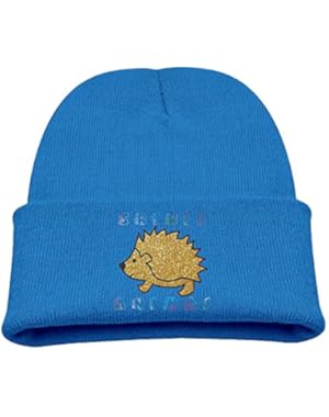 Hedgehog Gold Glitter Unisex Baby Cute Cotton Beanie Hat Skull Infant Cap Toque Cap