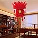 2 Piece Red Chinese Lanterns， Decorations for Chinese New Year, Chinese Spring Festival, Wedding, Lantern Festival Celebration Décor, 12 