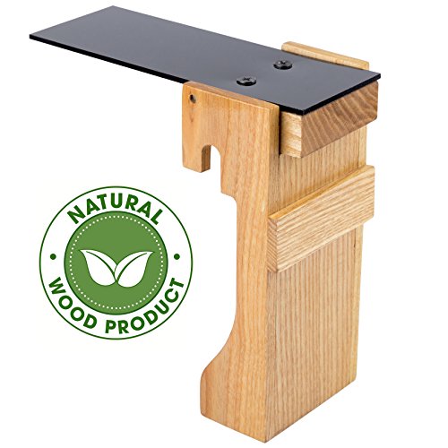 FABUTA Walk The Plank Mouse Trap from Oak Wood - Plank Mouse Trap Auto Reset - Humane Bucket Rat Trap - No Drilling Required - Kill or Live Catch Mice & Other Pests & Rodents (natural wood)