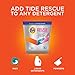 Tide Bright + Whites Rescue In-Wash Laundry Booster, 7 Ounce, 9 Pacs