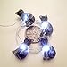 Impress Life Black Cat Decoration String Lights, Indoor Fairy Lights 10 ft 40 LEDs Battery Operated with Remote&Timer for Indoor, Covered Outdoor, Parties,Mantle Fireplace, Bed,Gazebo,Balcony,Garden