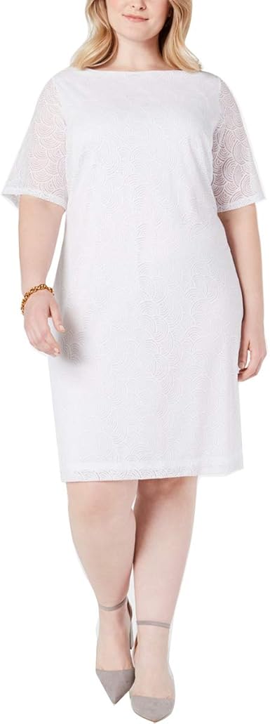 alfani white lace dress