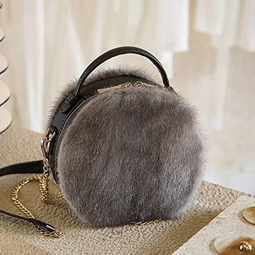 real fur bag
