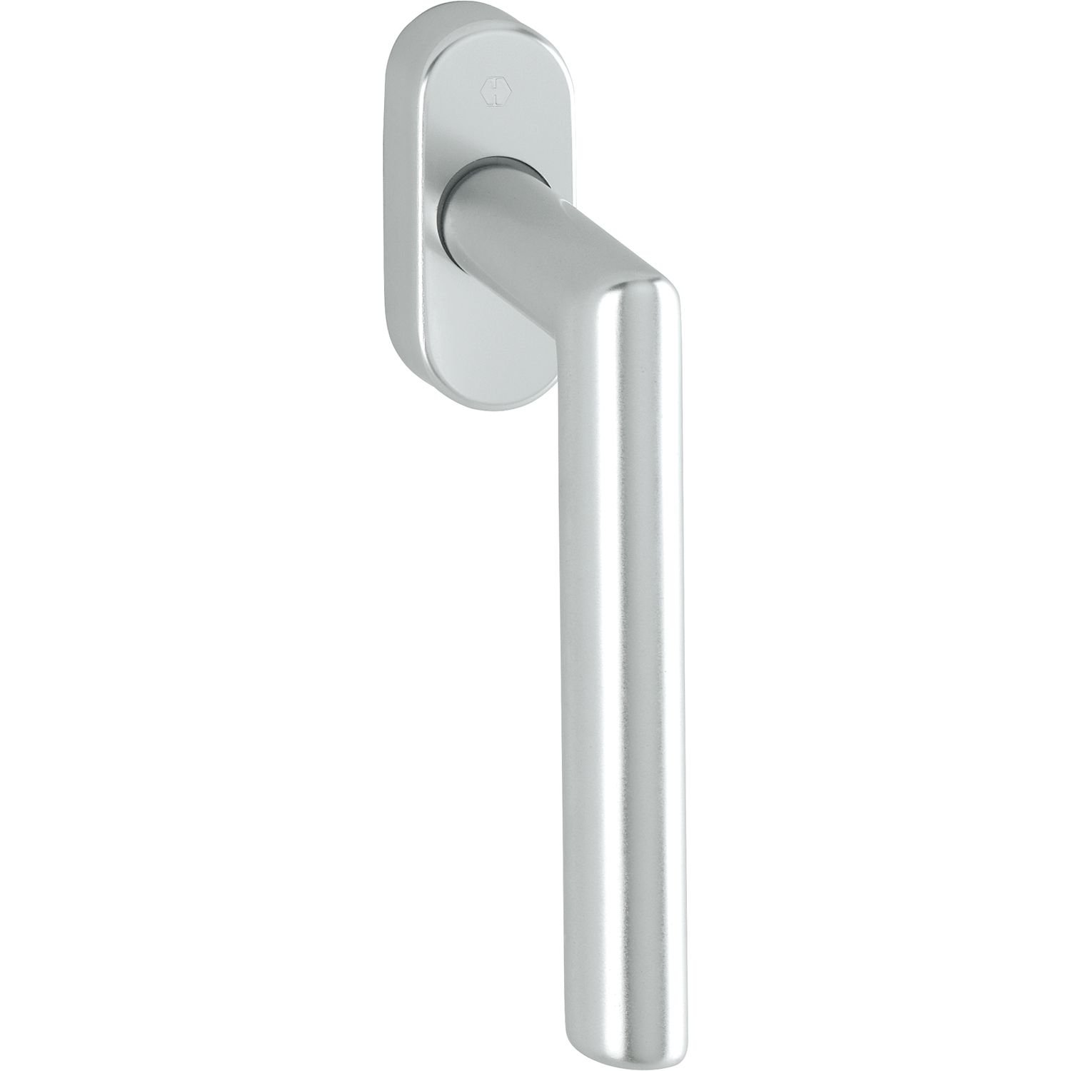 HOPPE 102202067 Window Handle Amsterdam-Secustik, VK 7 x 32-42 mm, Silver Elox