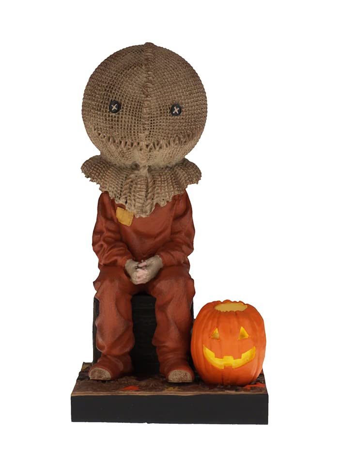 Royal Bobbles Trick 'R Treat Sam Bobblehead, Premium Polyresin Lifelike Figure, Unique Serial Number, Exquisite Detail