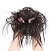 MORICA Tousled Updo Messy Bun Hair Piece Hair Extension with Elastic Rubber Band Updo Wavy Bun Extensions Synthetic Hair Extensions Scrunchies Chignons Hairpiece for Women.