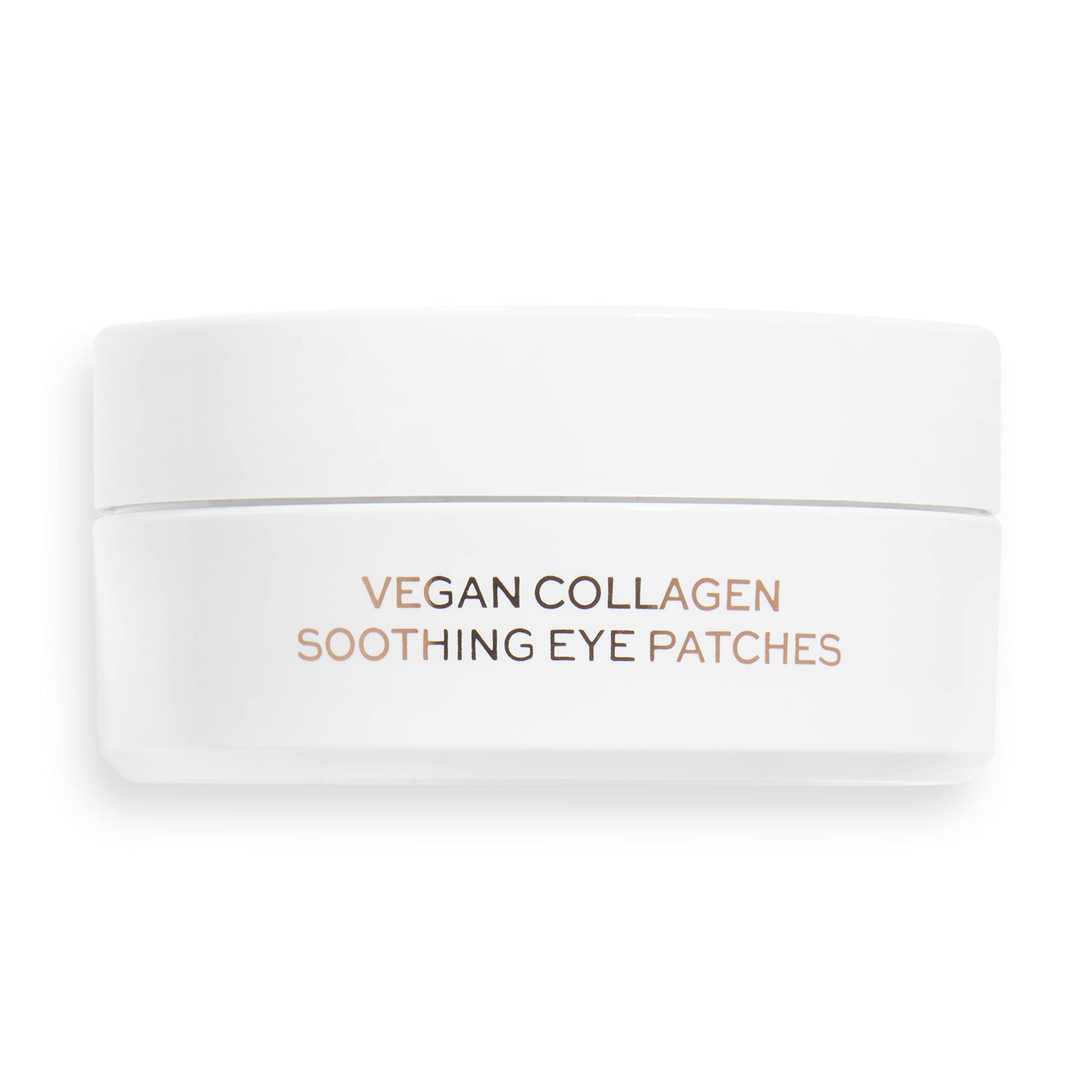 Revolution Skincare Rose Gold Vegan Collagen Soothing Undereye Patches, Contains Rose Flower Extract, Includes 30 Pairs of Patches, Cruelty Free