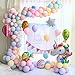 100 Pack 12 Inch 2.8g Thicken Macaron Color Balloons,Pastel Latex Balloon,for Birthday,Baby Shower,Wedding,Engagement,Christmas,Graduation,Picnic or Party Decorations,Garland,Arch Kit