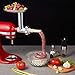 Metal Food Meat Grinder Attachment for KitchenAid Stand Mixers - Included Sausage Stuffer Accessory