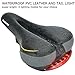 Comfortable Men Women Bike Seat – DAWAY C66 Foam Padded Leather Road Mountain Bicycle Saddle Cushion with Taillight, Waterproof, Soft, Breathable, Fit MTB, Most Bikes, for Everyone, 1 Year Warrantythumb 3