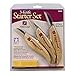 Flexcut Carving Knives, Starter Set, with Ergonomic Handles and Carbon Steel Blades, Set of 3 (KN500)