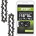 8TEN Chainsaw Chain 18 Inch Bar .063 Gauge .325 Pitch 68 Dirve Links for Stihl Husqvarna