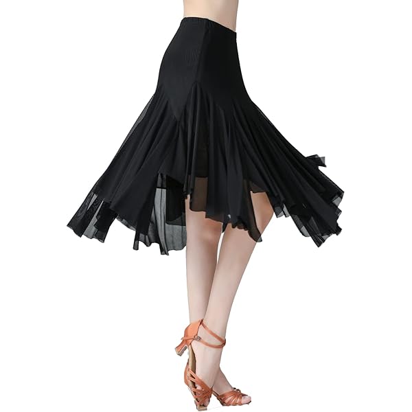 Amazon.com: Z&X Women's Ballroom Dancing 360 Degree Long