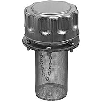 Replacement Cap with Chain for Chrome Filler-Strainer Breather Cap