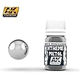 AK Interactive 30ml Extreme Metal Paints White Aluminium # 478 by AK Interactive