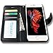 AMOVO Case for iPhone 6 Plus [2 in 1], Vegan Leather 2 in 1 Folio Detachable Wallet Case with Box for iPhone 6 Plus/iPhone 6s Plus case (iPhone 6 Plus/6s Plus(5.5'') Black)