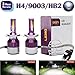 2018 Newest Design LED H4/9003/HB2 LED Headlight High Low Dual Beam Bulbs Kit 6000K 12000LM Super Bright Car Light Replacement - 3 Year Warranty