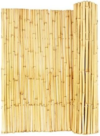Natural Finest Look Bamboo Fencing, 0.75in D x 6ft H x 8ft L