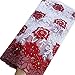 pqdaysun African Lace Fabric Milk Silk Nigerian French Lace Net Fabric Embroidered Fabric for Wedding Party F50752 (Wine, 5 Yards)