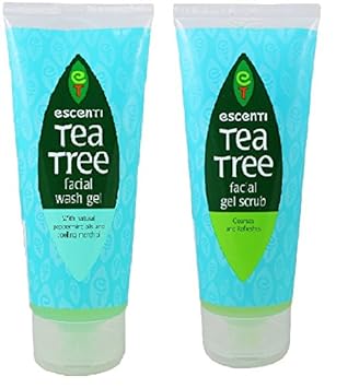 escenti tea tree facial wash gel