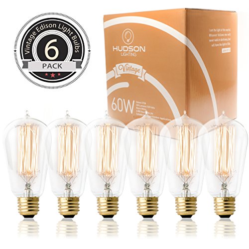 Hudson lighting vintage light edison bulb- st58 - 230 l…