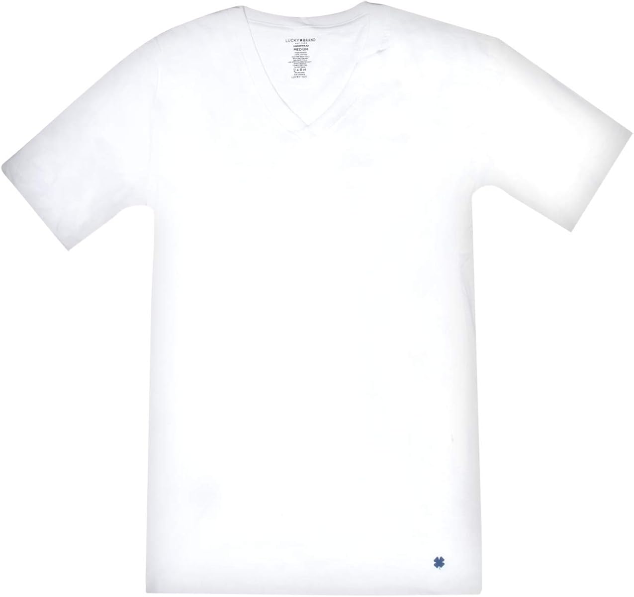Lucky Brand Men's V-Neck Cotton Undershirt T-Shirt (3 Pack) at  Men’s Clothing store