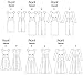 VOGUE PATTERNS V8685 Misses' Dress, Size AA (6-8-10-12)