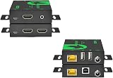 Monoprice Blackbird Pro-Sumer HDMI KVM Extender 70m 4K60 HDR HDCP 2.2 KVM view 4