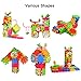 FLYDEER Gear Building Set 82 Pieces Kids Gear Toys Interlocking Building Blocks Motorized Building Sets, Educational Building Toys for Kids