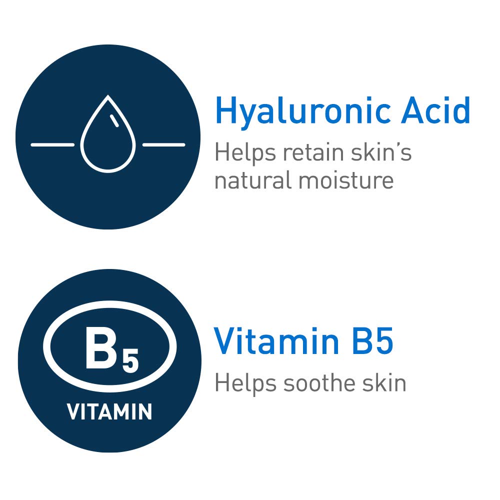 CeraVe Hyaluronic Acid Face Serum | 1 oz | Hydrating Serum for Face with Vitamin B5 | For Normal to Dry Skin | Paraben & Fragrance Free: Beauty