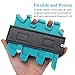 Contour Duplication Gauge, iCrius 5inch【Improved version】 Profile Gauge Shape Duplicator Multifunctional Woodworking Shape Tracing Template Measuring Tool Precisely Copy Irregular Shapes (Green)