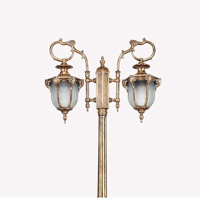 LWJPP Estilo Candelabro antiguo de 2 luces de estilo victoriano
