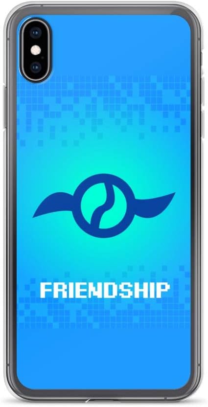 iPhone 6 Plus/6s Plus Case Anti-Scratch Japanese Comic Transparent Cases Cover Digimon Blue Friendship Crest Anime & Manga Graphic Novels Crystal Clear