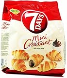 7 Days Mini Croissants with Coca Cream Filling From Greece - 10 Packs X 72g (2.5 Ounches Per Pack)