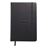 Rhodia #118669 Webnotebook, 5-1/2 x 8-1/4, Black