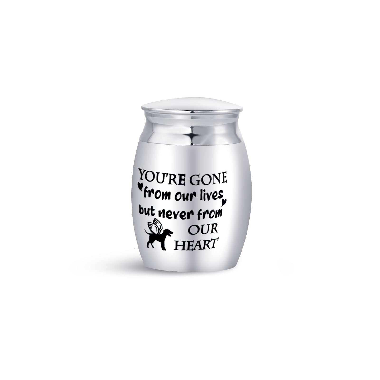 Mini Cremation Urn for Ashes Dog Doggy Kitten Puppy Pets Sepulchral Cinerary Funeral Keepsake Memorial Decorate Bottle Jar Lovr Heart Forever